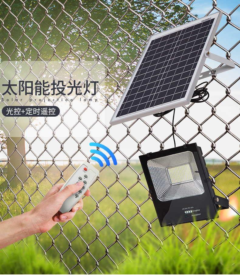 戶外太陽能投光燈,高亮度兼防水功能 戶外太陽能投光燈,高亮度兼防水功能